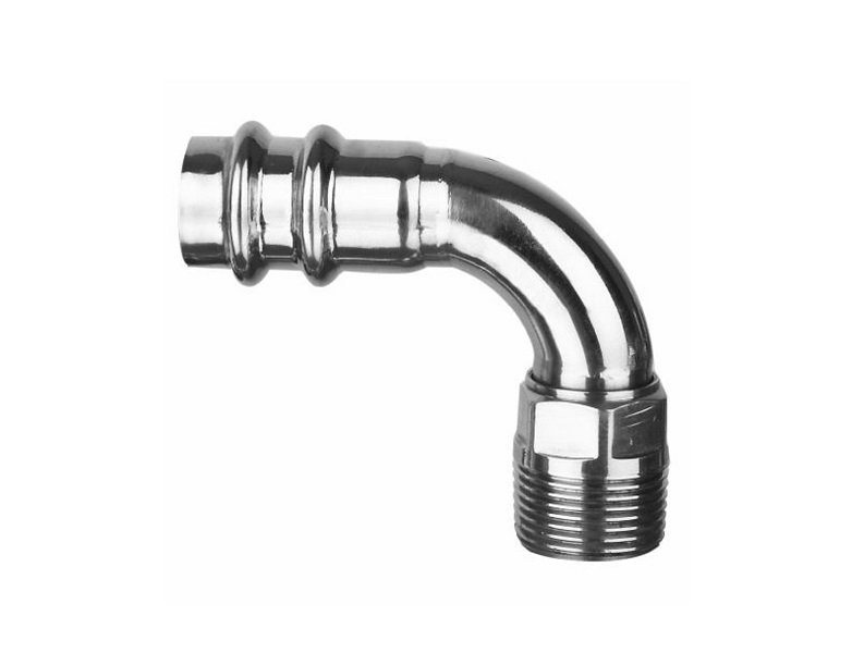 Manufacturer, Exporter, Importer, Supplier, Wholesaler, Retailer, Trader of Rhinox Stainless Steel Press Male Elbow in New Delhi, Delhi, India
